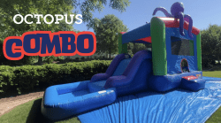 Octopus Bounce House  (Wet/Dry)